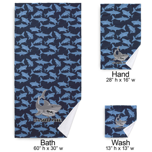 Sharks Bath Towel Sets - 3-piece - Approval