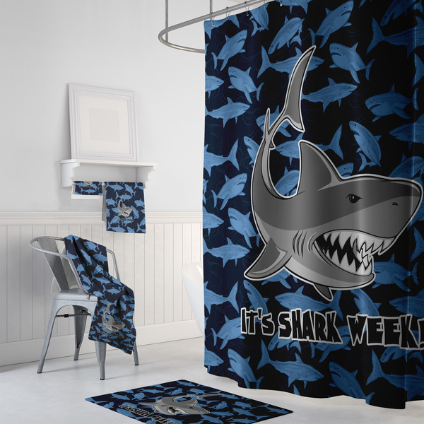 Sharks Bath Towel Sets - 3-piece - In Context