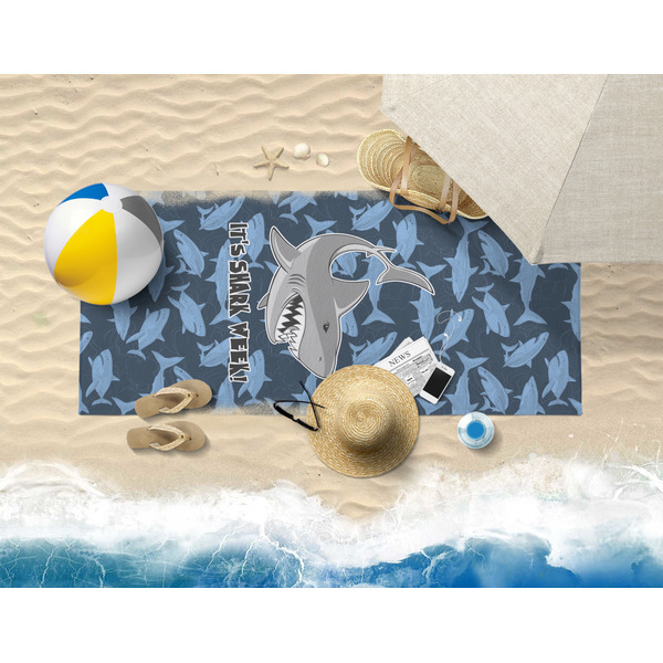 Sharks Beach Towel Lifestyle