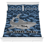 Sharks Comforter Set - Full / Queen w/ Name or Text
