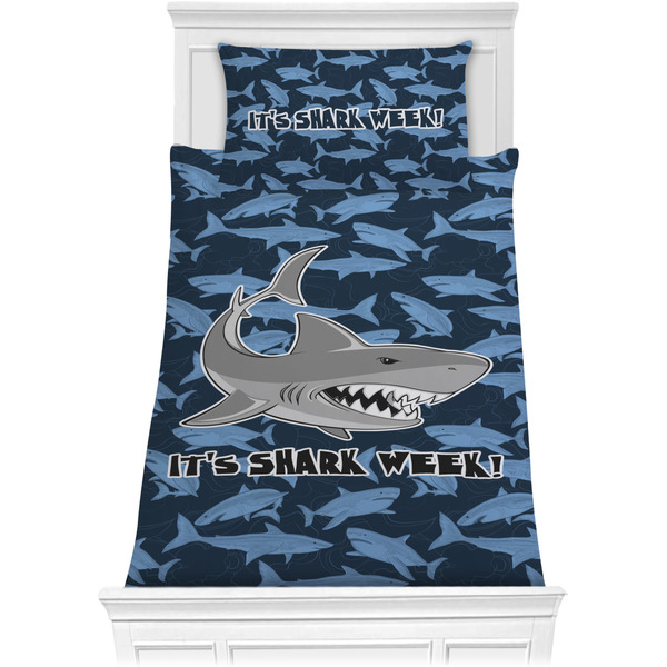 Custom Sharks Comforter Set - Twin XL w/ Name or Text