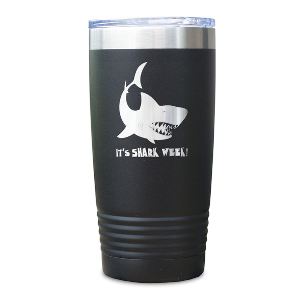 Sharks Black Polar Camel Tumbler - 20oz - Single Sided - Approval