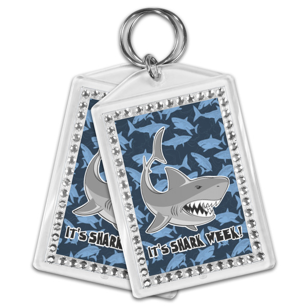 Sharks Bling Keychain - MAIN