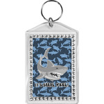 Sharks Bling Keychain w/ Name or Text