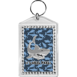 Sharks Bling Keychain w/ Name or Text