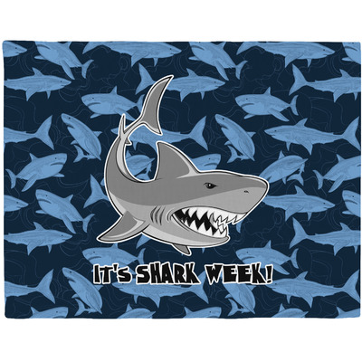 Sharks Woven Fabric Placemat - Twill w/ Name or Text