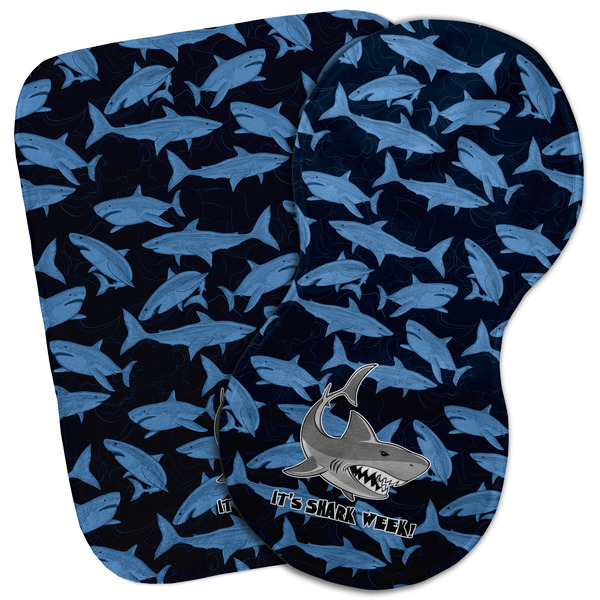 Custom Sharks Burp Cloth (Personalized)