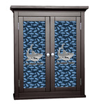 Sharks Cabinet Decal - Medium w/ Name or Text