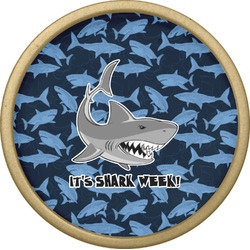 Sharks Cabinet Knob - Gold (Personalized)