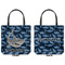 Sharks Canvas Tote - Front and Back