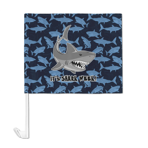 Sharks Car Flag - Large - FRONT