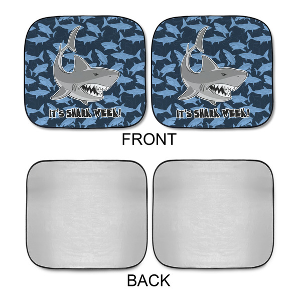 Sharks Car Sun Shades - APPROVAL
