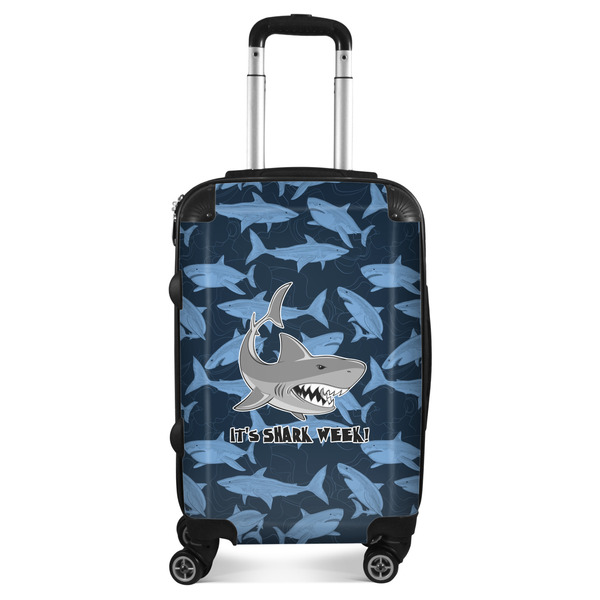 Custom Sharks Suitcase - 20" Carry On w/ Name or Text