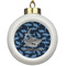 Sharks Ceramic Ball Ornament (Personalized)