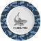 Sharks Ceramic Plate w/Rim