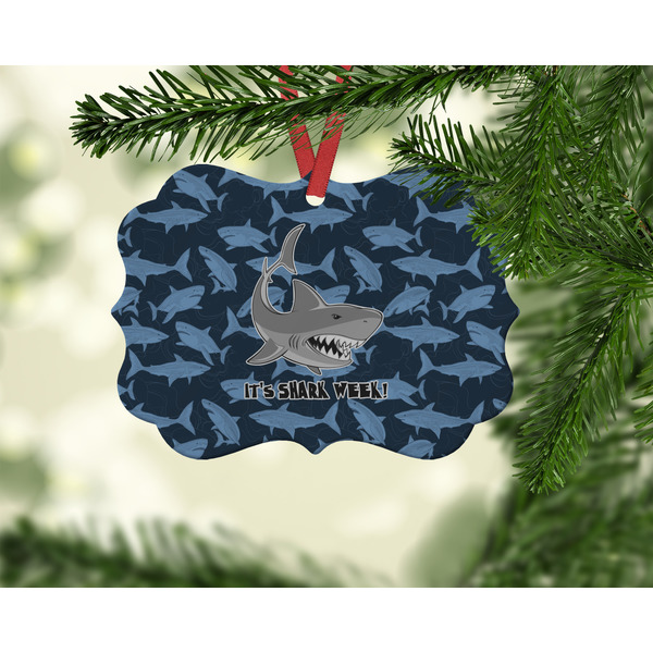 Sharks Christmas Ornament (On Tree)
