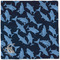 Sharks Cloth Napkins - Personalized Dinner (Full Open)