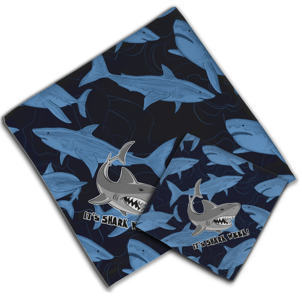 Sharks Cloth Napkins - Personalized Lunch & Dinner (PARENT MAIN)