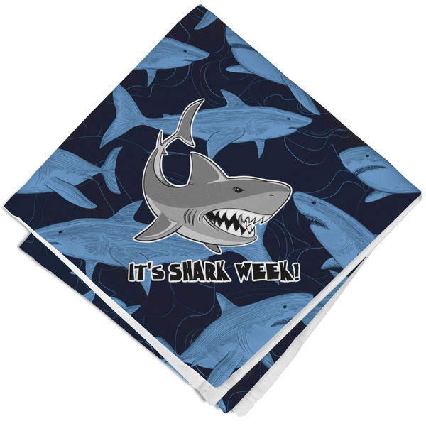 Custom Sharks Cloth Napkin w/ Name or Text