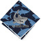Sharks Cloth Napkins - Personalized Lunch (Folded Four Corners)