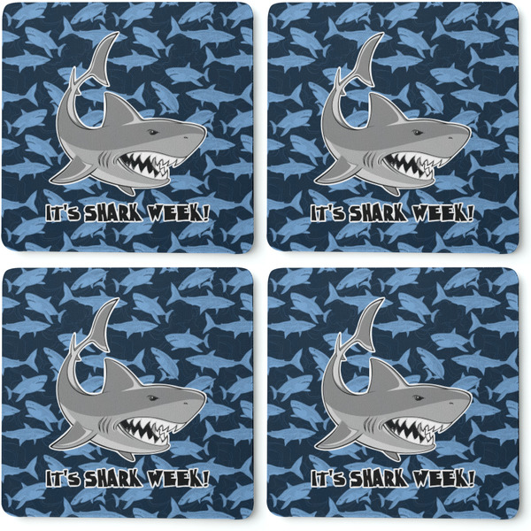 Sharks Coaster Rubber Back - Apvl