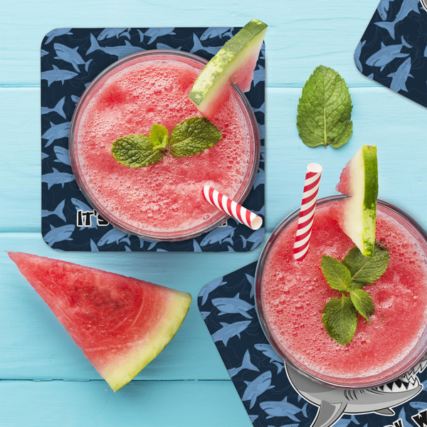 Sharks Coaster Set - LIFESTYLE