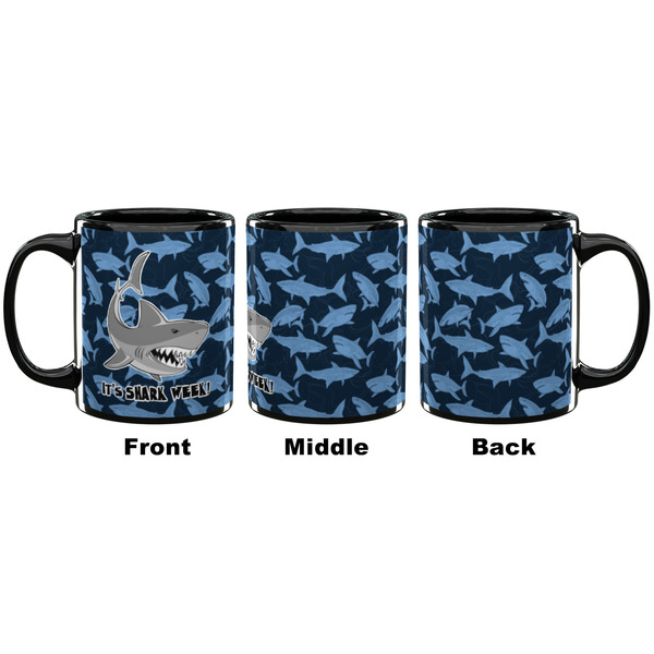 Sharks Coffee Mug - 11 oz - Black APPROVAL