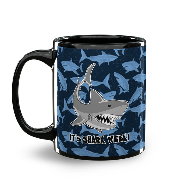 Sharks Coffee Mug - 11 oz - Black