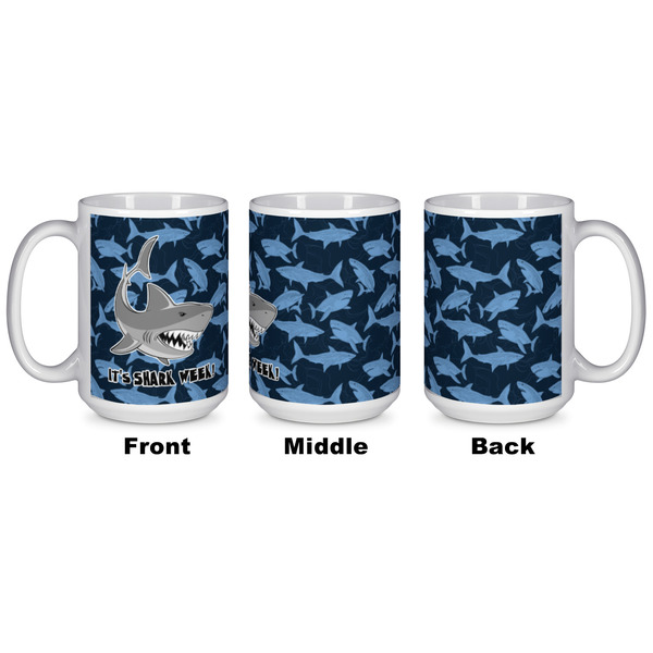 Sharks Coffee Mug - 15 oz - White APPROVAL