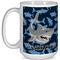 Sharks 15 Oz Coffee Mug - White (Personalized)