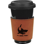 Sharks Leatherette Cup Sleeve - Double Sided (Personalized)