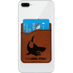 Sharks Leatherette Phone Wallet (Personalized)