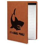 Sharks Leatherette Portfolio with Notepad - Small - Single Sided (Personalized)