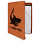 Sharks Leatherette Zipper Portfolio with Notepad (Personalized)