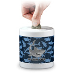 Sharks Coin Bank (Personalized)