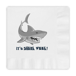 Sharks Embossed Decorative Napkins (Personalized)