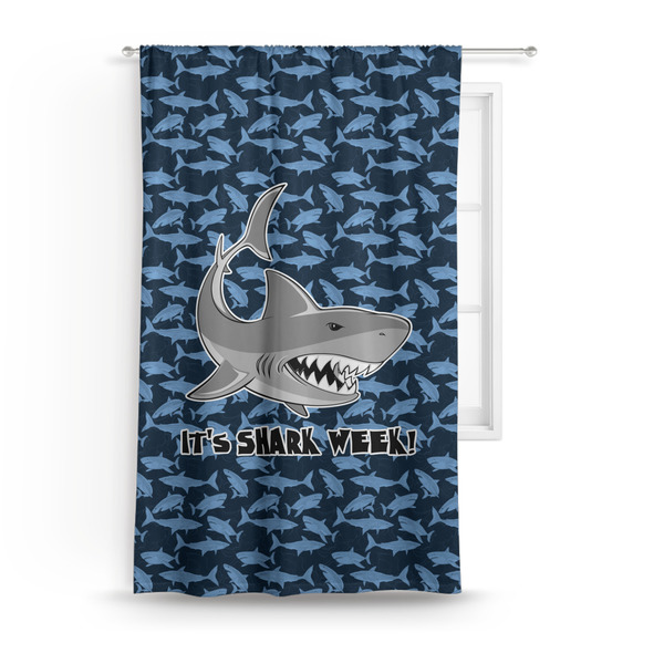 Custom Sharks Curtain - 50"x84" Panel (Personalized)
