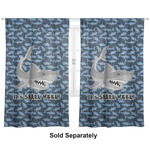 Sharks Curtain Panel - Custom Size (Personalized)