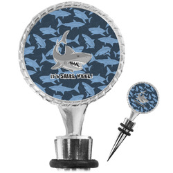 Sharks Wine Bottle Stopper (Personalized)