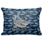 Sharks Decorative Baby Pillowcase - 16"x12" w/ Name or Text