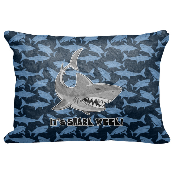 Custom Sharks Decorative Baby Pillowcase - 16"x12" w/ Name or Text