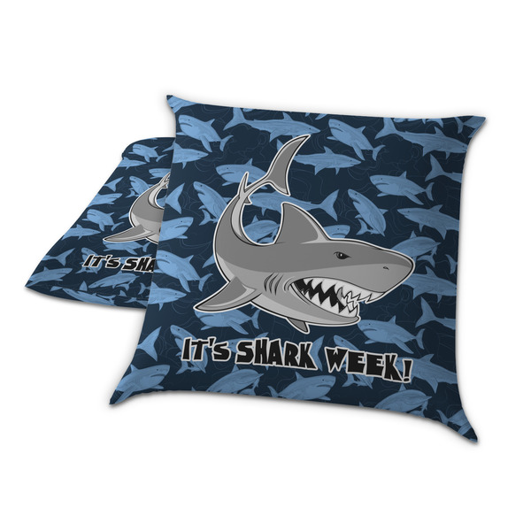 Sharks Decorative Pillow Case - TWO