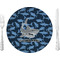 Sharks 10" Glass Lunch / Dinner Plates - Single or Set (Personalized)