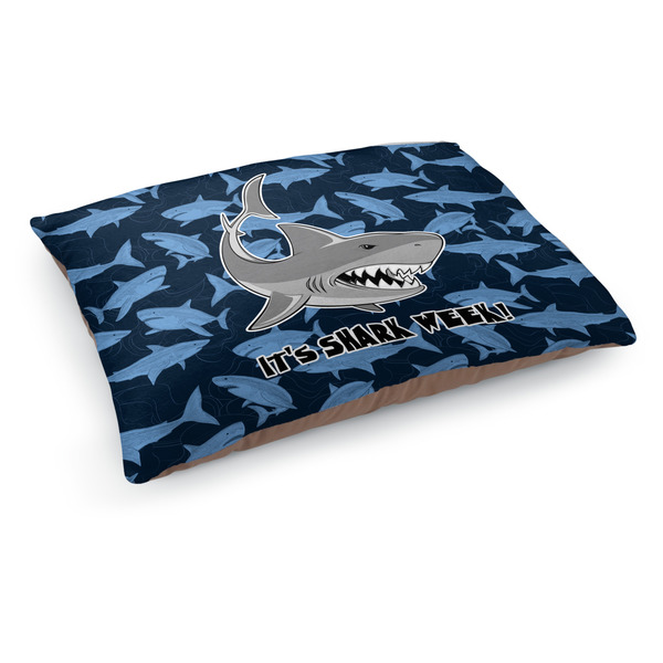 Custom Sharks Dog Bed - Medium w/ Name or Text