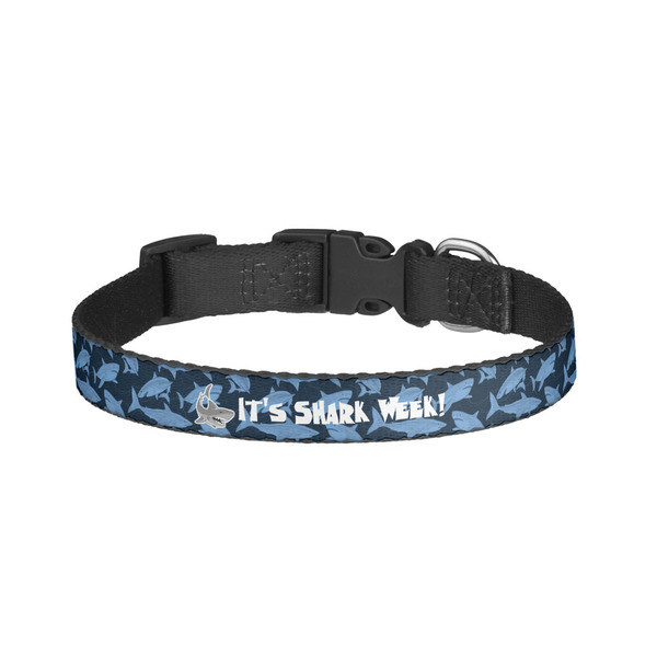Custom Sharks Dog Collar - Large (Personalized)
