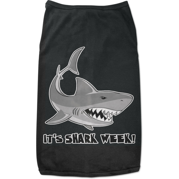Custom Sharks Black Pet Shirt - L (Personalized)