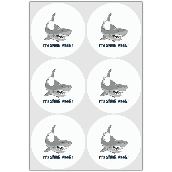 Sharks Drink Topper - Large - Set of 6