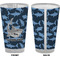 Sharks Pint Glass - Full Color - Front & Back Views