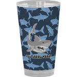 Sharks Pint Glass - Full Color (Personalized)