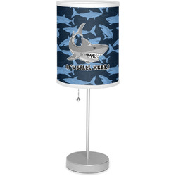 Sharks 7" Drum Lamp with Shade Polyester (Personalized)
